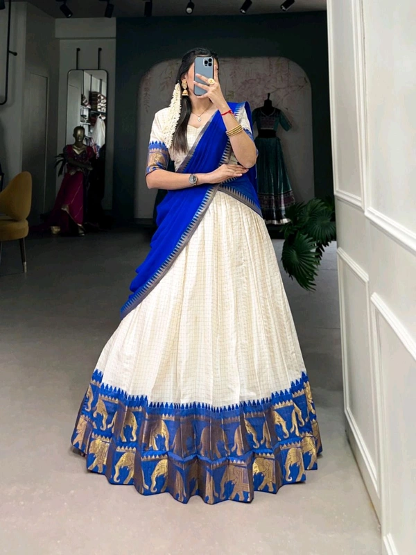 Antique Fashion 1 Soth Indian Lehegha  - colour 3, Unstitched Blouse