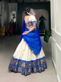 Antique Fashion 1 Soth Indian Lehegha  - colour 3, Unstitched Blouse