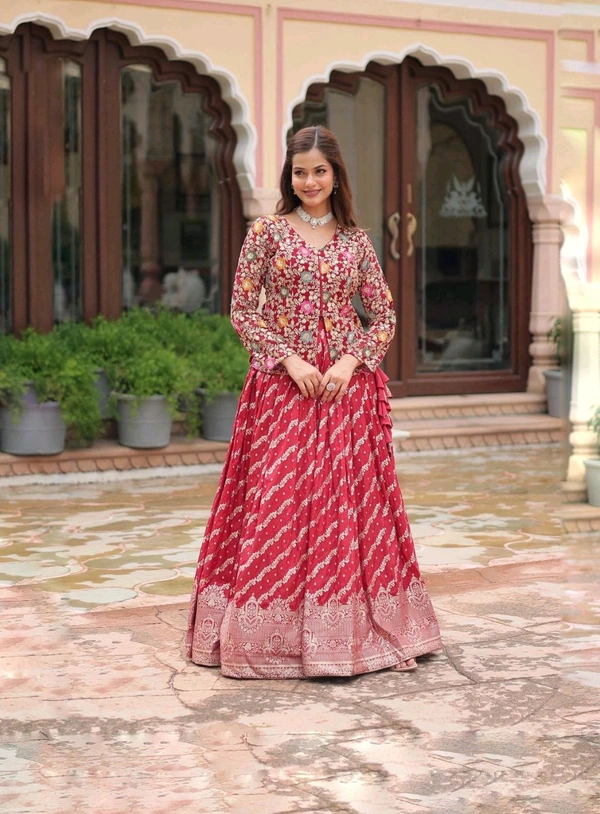 Antique Fashion 1 Premium Designer Sequins Embroiderd Readymade Co-ord Set 