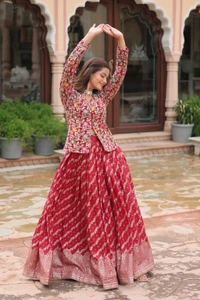 Antique Fashion 1 Premium Designer Sequins Embroiderd Readymade Co-ord Set 
