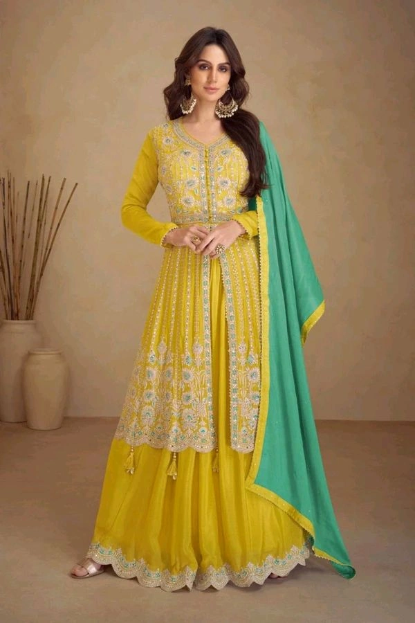 Antique Fashion 1 Kurti Plazo  - colour 2, L