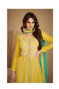 Antique Fashion 1 Kurti Plazo  - colour 2, L