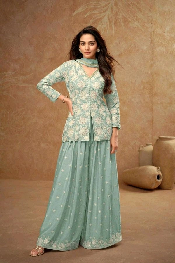 Antique Fashion 1 Kurti Plazo  - colour 4, XL