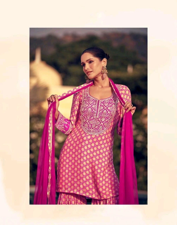 Antique Fashion 1 Designer Kurti Plazo Collection 2024-25 - XL