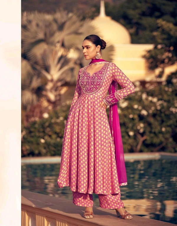 Antique Fashion 1 Designer Anarkali Suit Set Collection  - XL