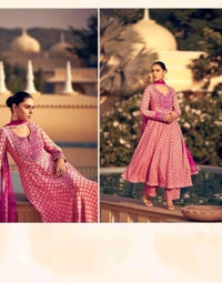 Antique Fashion 1 Designer Anarkali Suit Set Collection  - XL