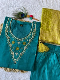Antique Fashion 1 Designer Kurti Pant Duppta Collection  - M