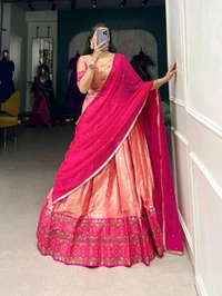 Antique Fashion 1 Kanjivaram Lehengas  - colour 1