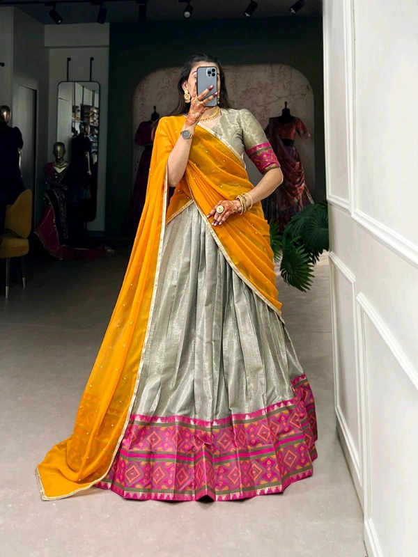 Antique Fashion 1 Kanjivaram Lehengas  - colour 2