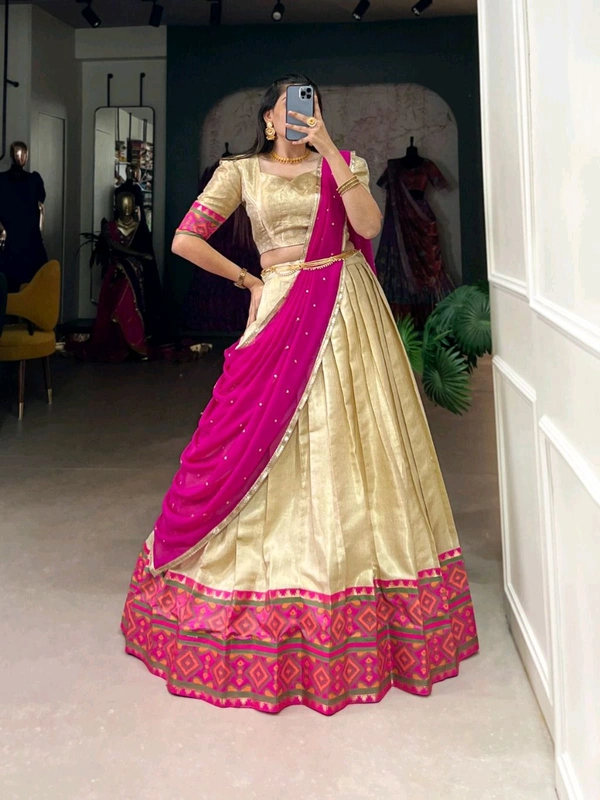 Antique Fashion 1 Kanjivaram Lehengas  - colour 3