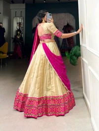 Antique Fashion 1 Kanjivaram Lehengas  - colour 3