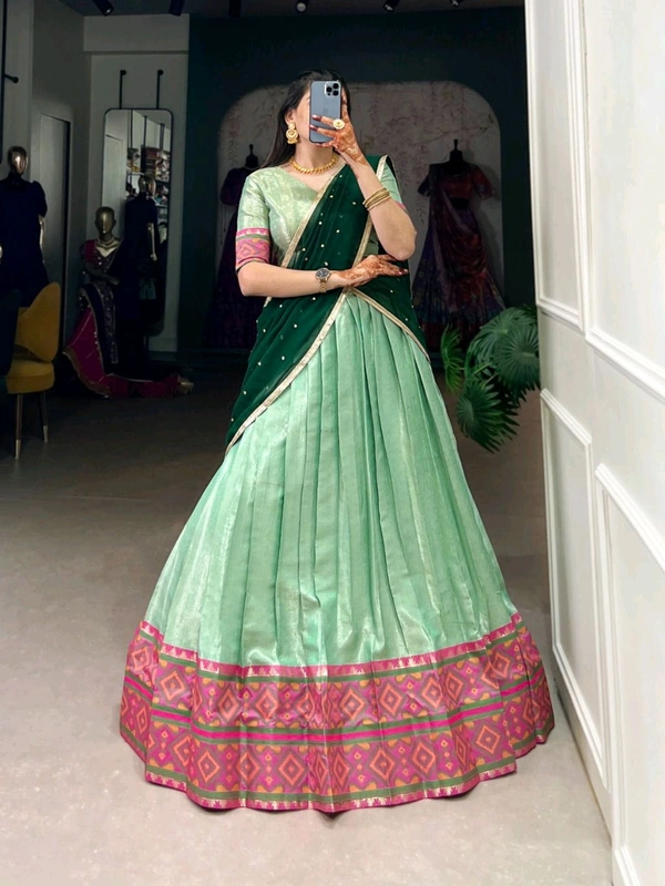 Antique Fashion 1 Kanjivaram Lehengas  - colour 4