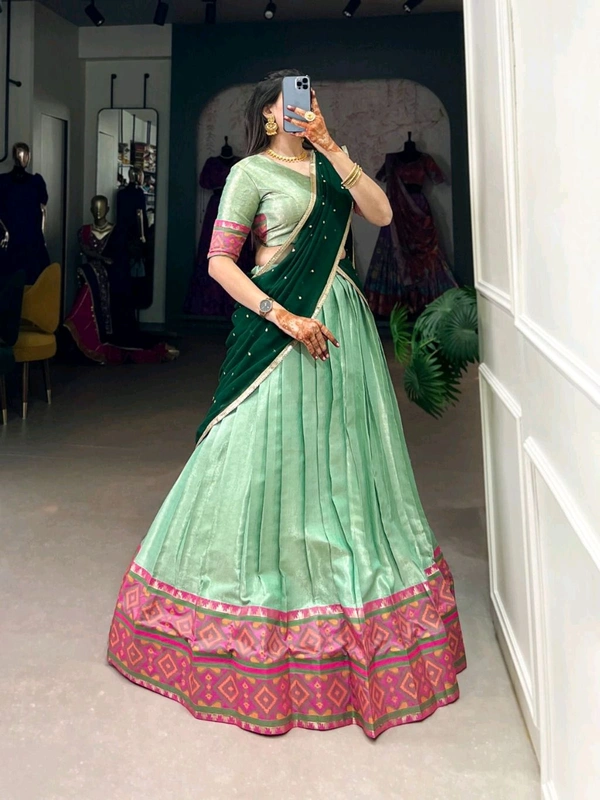 Antique Fashion 1 Kanjivaram Lehengas  - colour 4