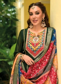 Antique Fashion 1 New Launching Designer Kurti Pant Collection 2024-25 - colour 2, M