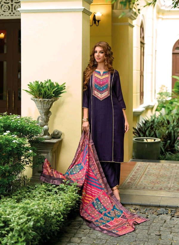 Antique Fashion 1 New Launching Designer Kurti Pant Collection 2024-25 - colour 6, L