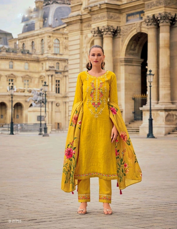 Antique Fashion 1 Kurti Pent Collection  - L