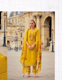 Antique Fashion 1 Kurti Pent Collection  - L