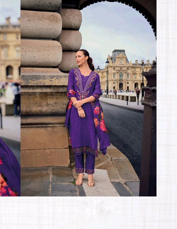 Antique Fashion 1 Kurti Pent Collection  - L