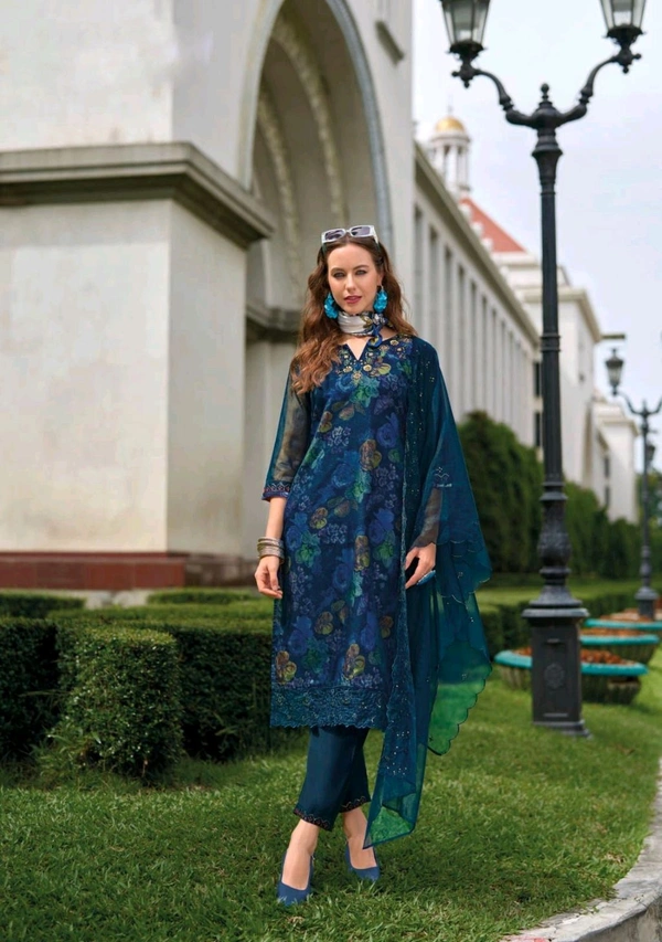 Antique Fashion 1 Kurti Pent Collection  - M
