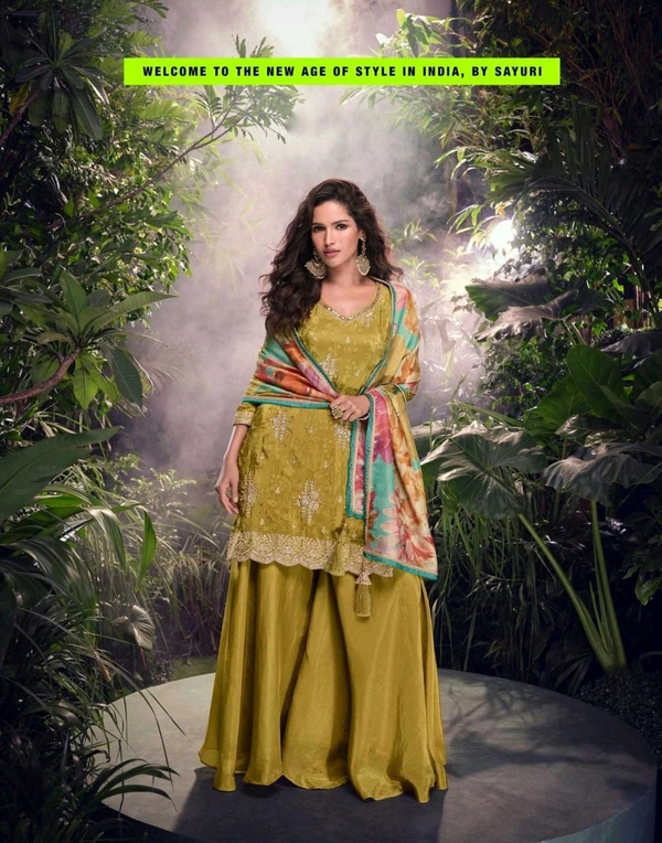 Antique Fashion 1 Kurti Plazo Collection  - XL