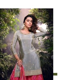 Antique Fashion 1 Kurti Plazo Collection  - XL