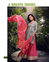 Antique Fashion 1 Kurti Plazo Collection  - XL