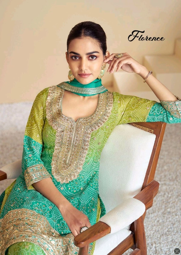 Antique Fashion 1 Kurti Plazo Collection 2024-25 - L, colour 1