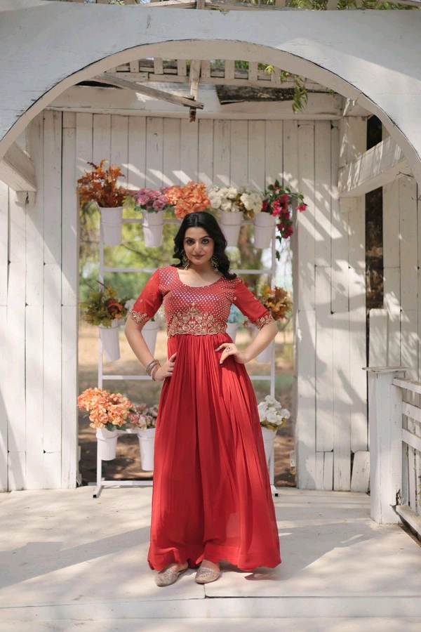 Antique Fashion 1 PREMIUM DESIGNER READYMADE GOWN COLLECTION  - 2XL