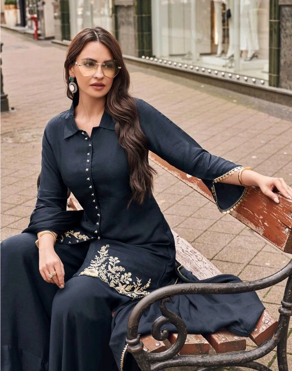 Antique Fashion 1 Present  Kurti Plazo Set - XL