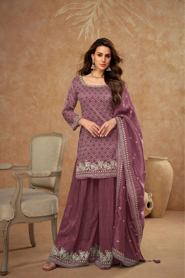 Antique Fashion 1 Designer Kuti Plazo Set Collection  - colour 1, M