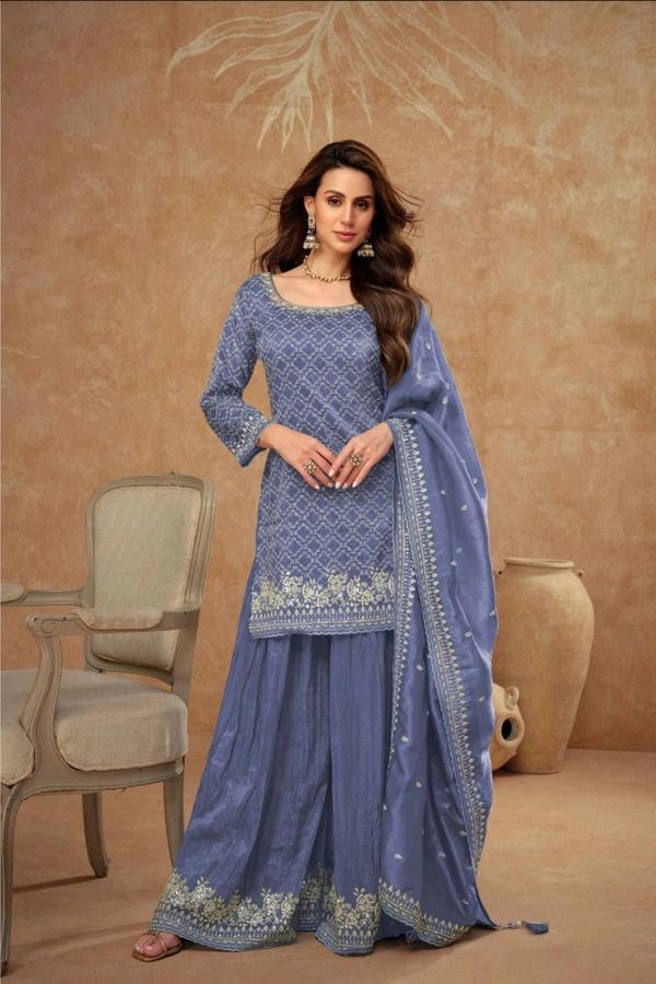 Antique Fashion 1 Designer Kuti Plazo Set Collection  - colour 2, M