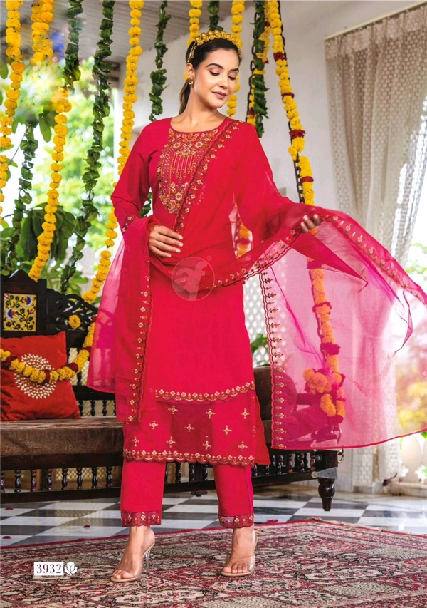 Antique Fashion 1 Kurti Pant Collection 2024 25 - M, colour 1