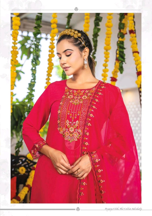 Antique Fashion 1 Kurti Pant Collection 2024 25 - M, colour 1
