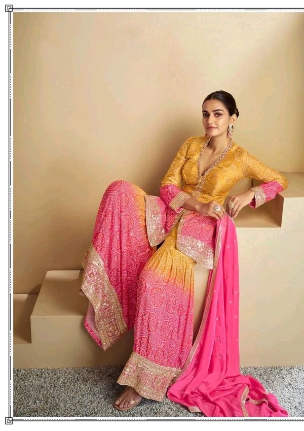 Antique Fashion 1 Kurti Plazo Collection 2024-25 - XL