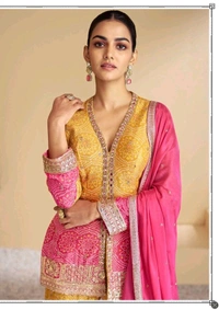 Antique Fashion 1 Kurti Plazo Collection 2024-25 - XL