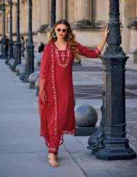 Antique Fashion 1 Exclusive Trending New Designer Kurti Pant Collection  - 2XL