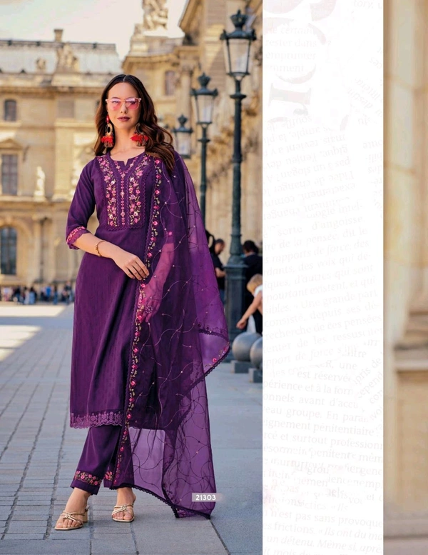 Antique Fashion 1 Exclusive Trending New Designer Kurti Pant Collection  - L