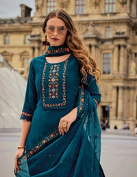 Antique Fashion 1 Exclusive Trending New Designer Kurti Pant Collection  - XL