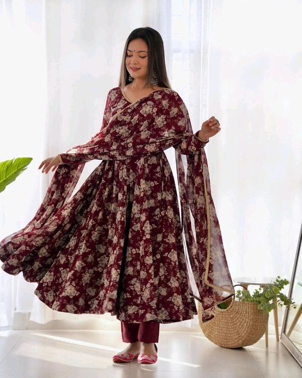 Antique Fashion 1 ANARKALI Suit Set - L (40), colour 2