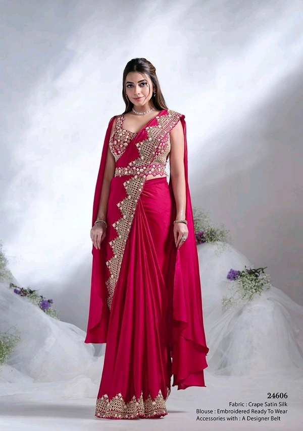 Antique Fashion 1 Ready To Wear Designer Saree 