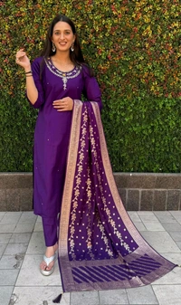 Antique Fashion 1 Exclusive Trending New Designer Kurti Pant Collection  - M