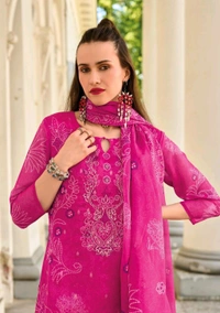 Antique Fashion 1 Kurti Pant Duppta Set  - 2XL