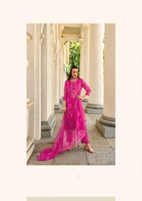 Antique Fashion 1 Kurti Pant Duppta Set  - 2XL