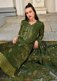 Antique Fashion 1 Kurti Pant Duppta Set  - 2XL