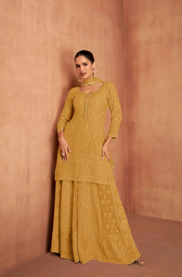 Antique Fashion 1 New Kurti Plazo - L