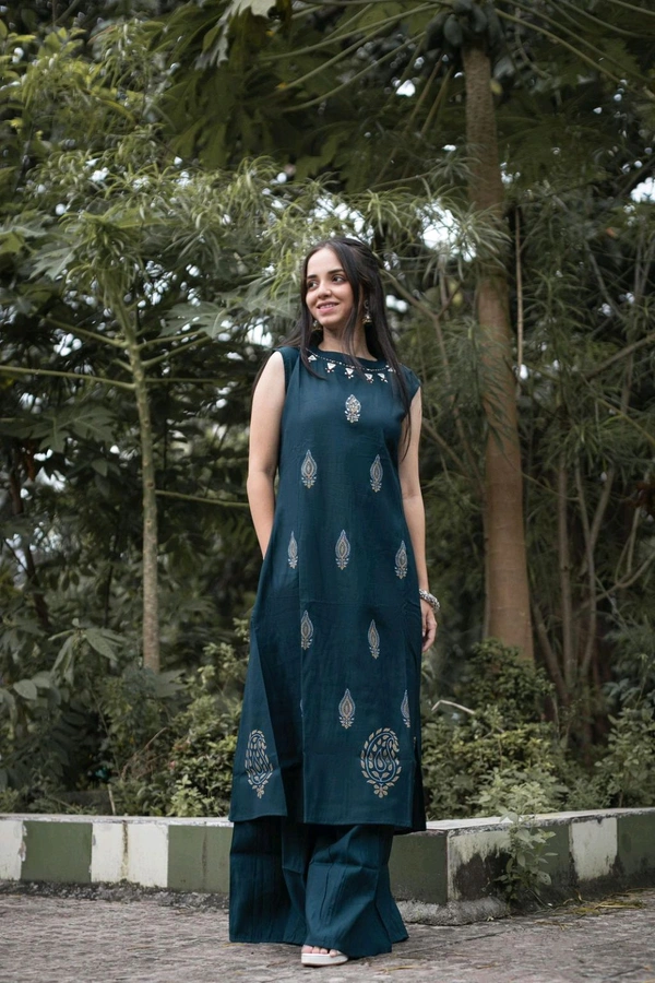 Antique Fashion 1 Kurti Plazo Set Collection  - XL, colour 1
