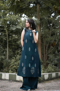 Antique Fashion 1 Kurti Plazo Set Collection  - XL, colour 1