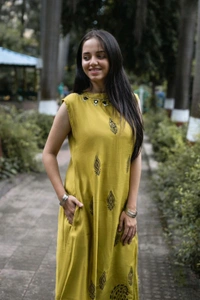 Antique Fashion 1 Kurti Plazo Set Collection  - L, colour 2