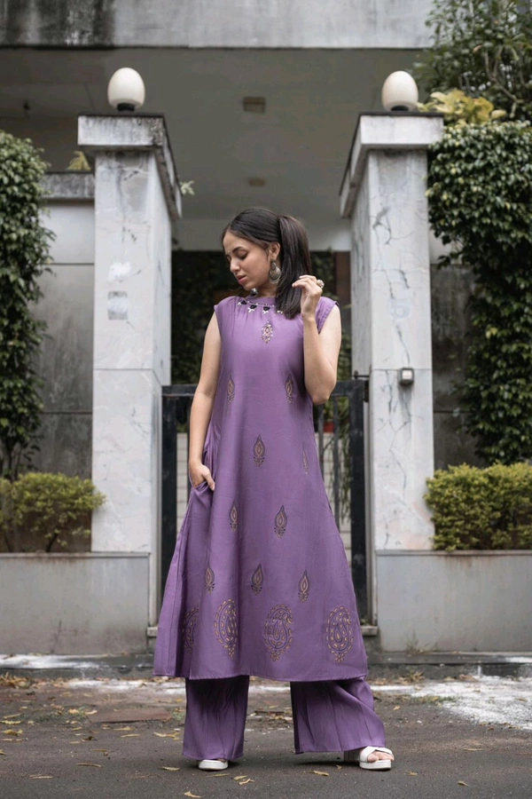 Antique Fashion 1 Kurti Plazo Set Collection  - S, colour 3