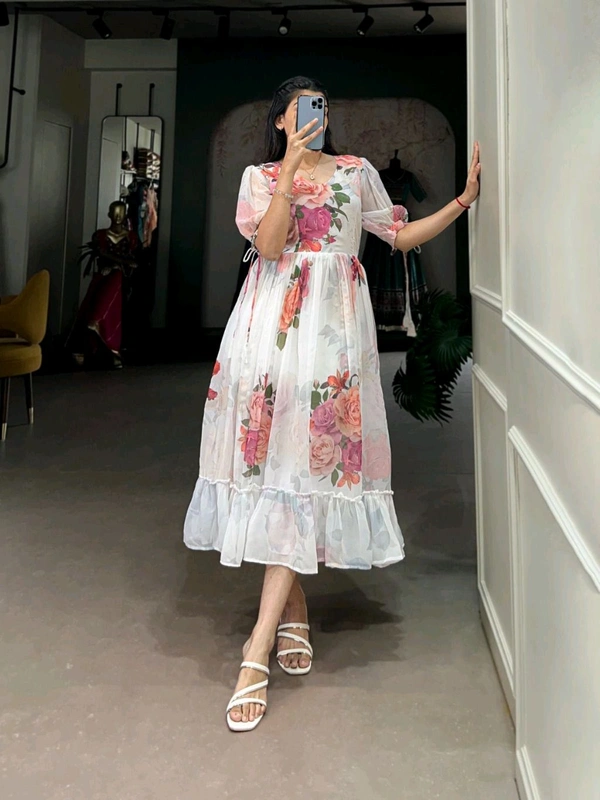 Antique Fashion 1 Beautiful Frock  - colour 1